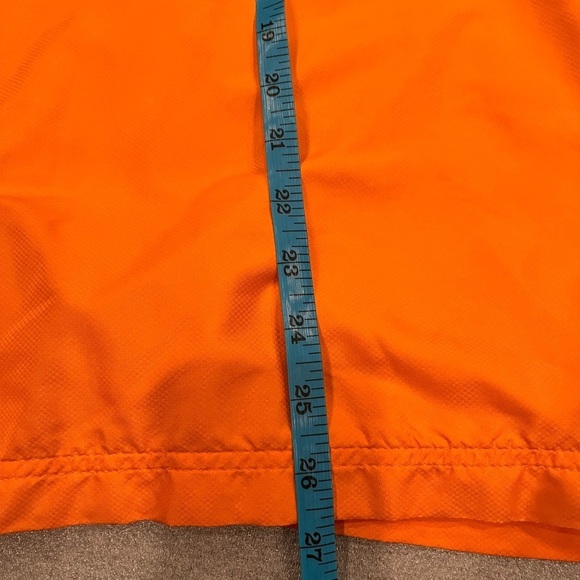 [L/Ptp26”]Zero Restriction Mens Orange Tour Series Wind S/S Shirt Jacket 1/4 Zip - Picture 5 of 11